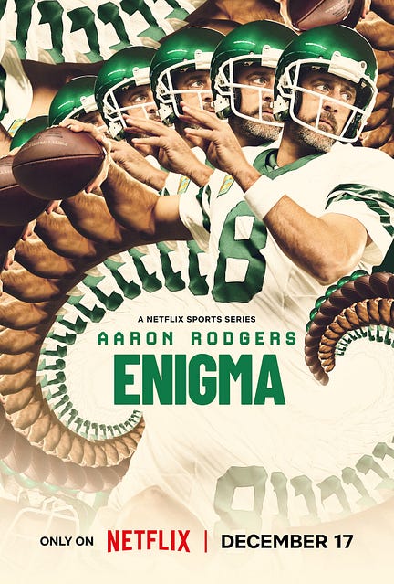 ‘Aaron Rodgers: Enigma’ key art