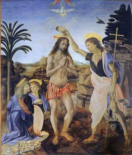 The Baptism of Christ (Verrocchio and Leonardo) - Wikipedia