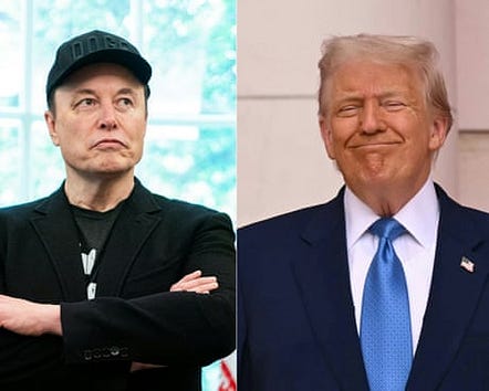 Trump and Musk's very public feud is like Alien v Predator for political  nerds | Trump administration | The Guardian