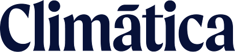logo de climática en color azul oscuro