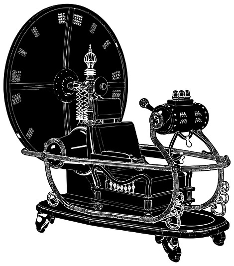 image of a Time Machine from the movie the Time Machine