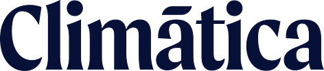 logo de climática en color azul oscuro