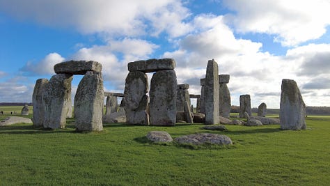 More images of Stonehenge, Wiltshire. 