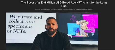 Bored Ape NFTs bought