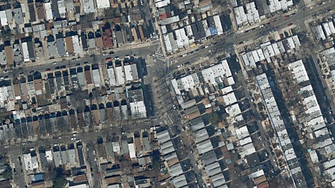 Images in gallery show aerial images of Whiting Square as well as Google Maps and New York City official map version of the area. 