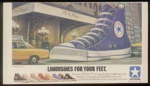 Chuck Taylor's are definitely not the limousine of shoes