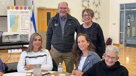 The P2G Women's Delegation from Israel attends Coexistence Café with members of the Michiana Jewish community in South Bend, Indiana.