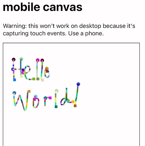 screenshots of random web projects 