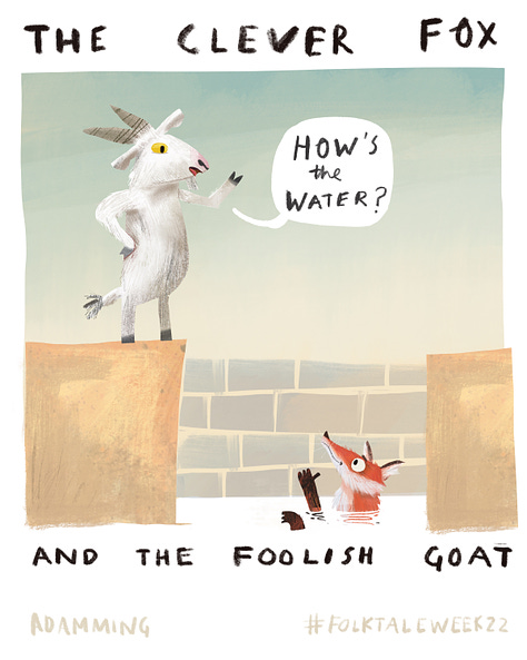 The foolish goat and clever fox illustrated by adam ming