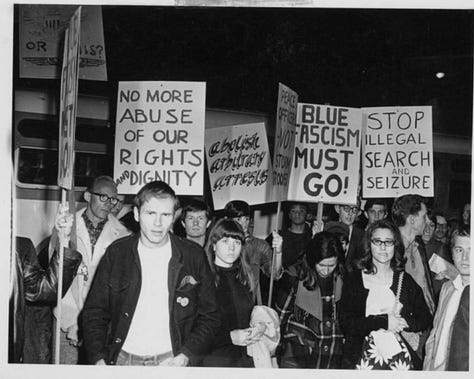 The Black Cat Tavern PRIDE protest 1967