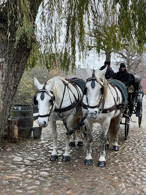 Wintery scenes around Denmark