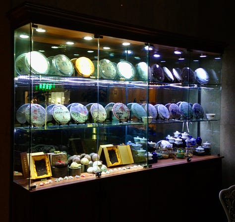 Puer tea showroom in China