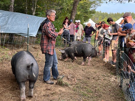 Farmers and farming around downeast Maine and the Hudson River Valley