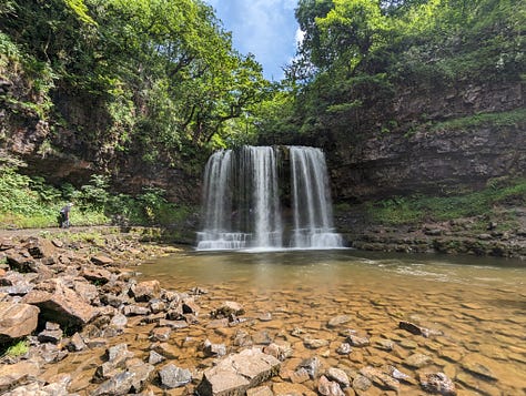 guided waterfall walking in the Brecon Beacons National Park