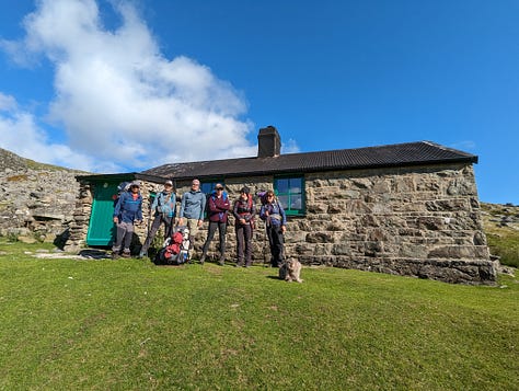 guided hike in the carneddau