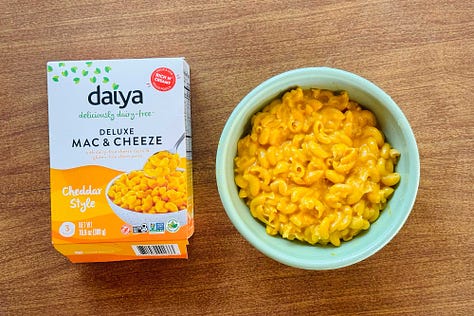 boxed vegan mac and cheese