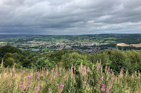 Views from Surprise View car park, near Otley
