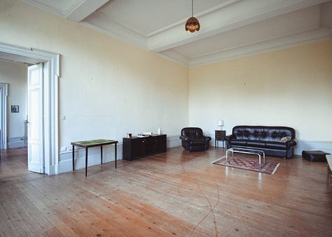 Various photos of an abandoned French chateau