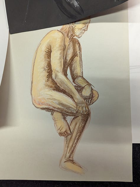 life drawings from aberdare cardiff life models