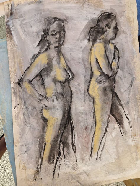 nude female life drawing cardiff  cowbridge