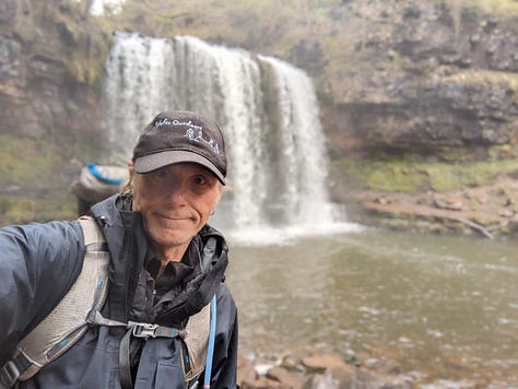 guided walk in the waterfalls area of the Brecon Beacons National Park