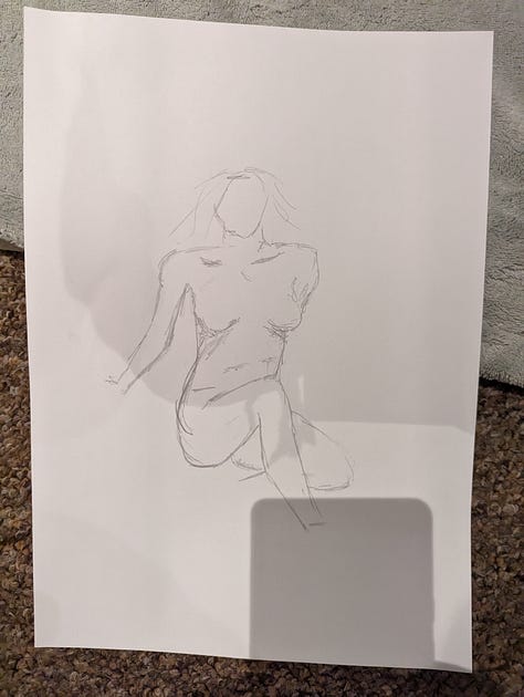 stag party life drawing