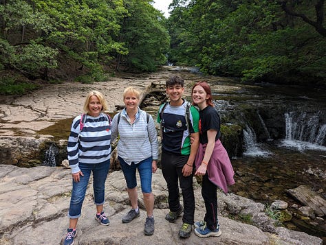 walking the waterfalls of the brecon beacons