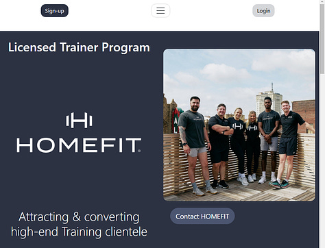 HOMEFIT Trainer License Program.