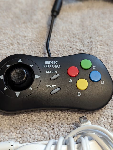 Neo-Geo mini controllers