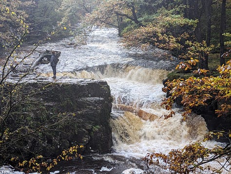 guided waterfall walk brecon beacons