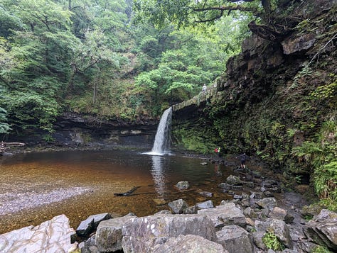 guided walk of the Brecon Beacons waterfalls