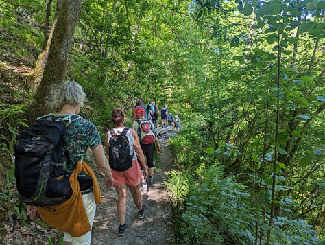 guided waterfall walk brecon beacons