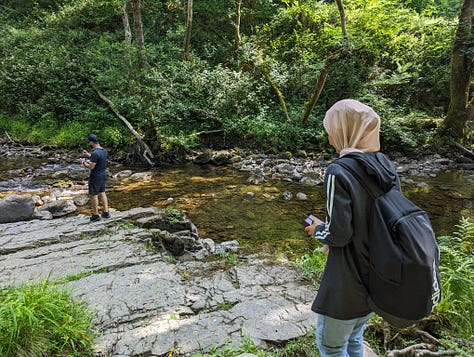 guided waterfall walk with Wales Outdoors in the Brecon Beacons