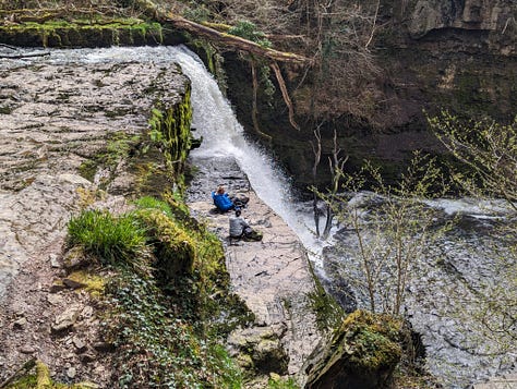 images of waterfalls in the Brecon Beacons