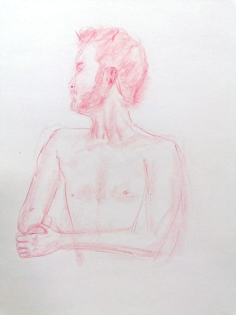 nude model life drawing