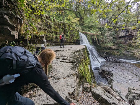 guided walk of the six waterfalls in the Brecon Beacons with Wales Outdoors