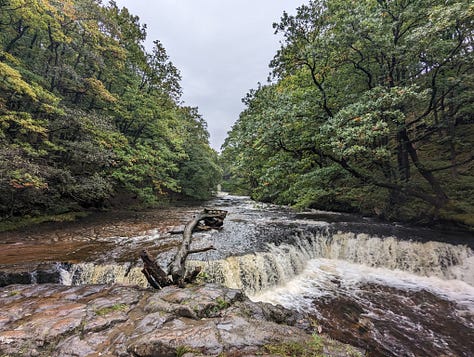 guided walk of the waterfalls of the BBNP with Wales Outdoors