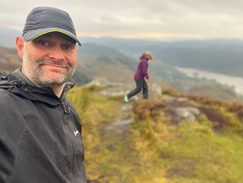 Morning on the summit of Ben A'an!