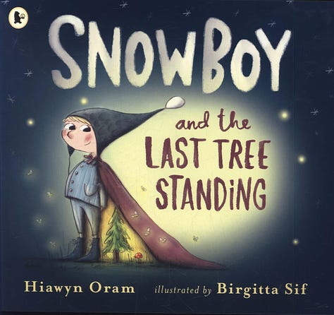 Book covers: The Someone New, Snowboy and the Last Tree Standing, and Mr. Pig's Big Wall