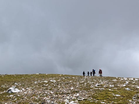 guided hike in the carneddau