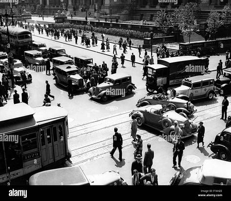 black and white photos of New York and the National Parks from 1901-1930