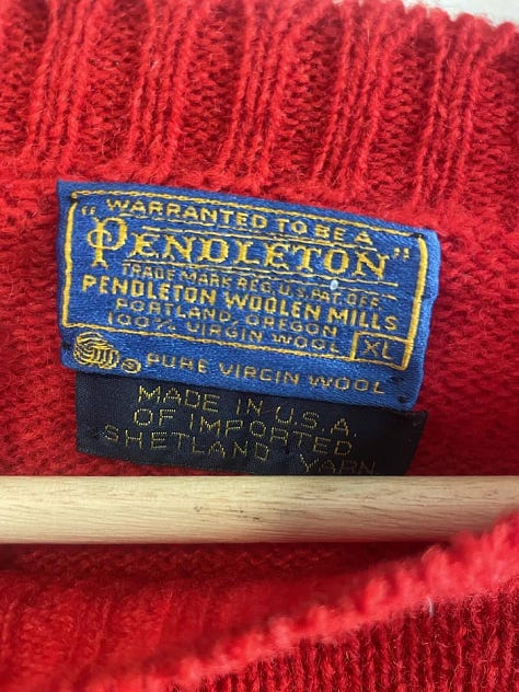 Vintage Pendleton westerley cochiwa Made in U.S.A