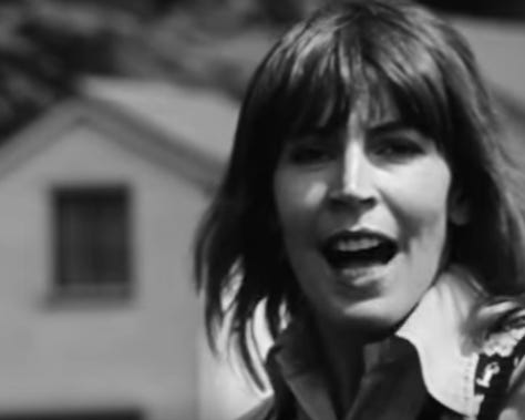 pictures of singer Helen Reddy and her 1972 hit single I am Woman
