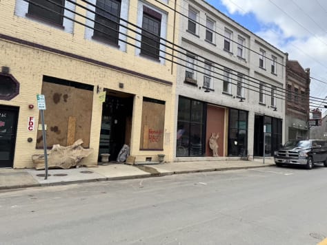 Images of Marshall, NC about two months after Hurricane Helene.