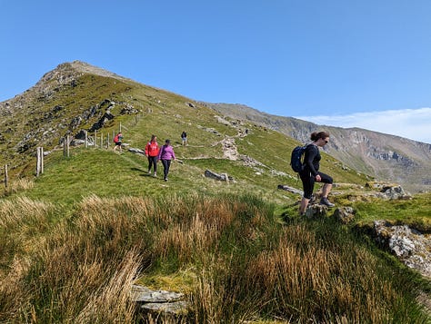 Walking snowdon ranger path