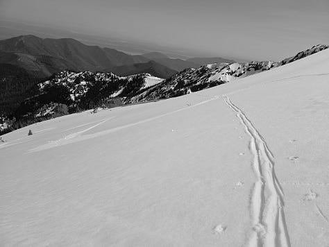 backcountry ski trip in the easter Olympics