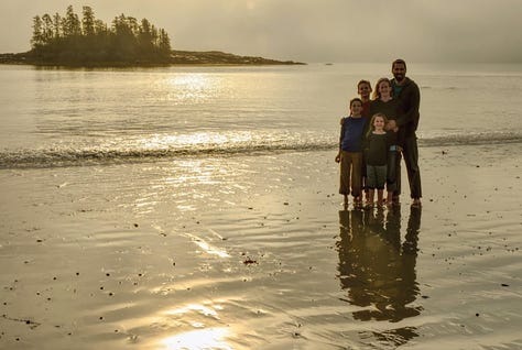 A series of three images shows the homestead, Joe and Sydney Michalski, and the Michalski family.