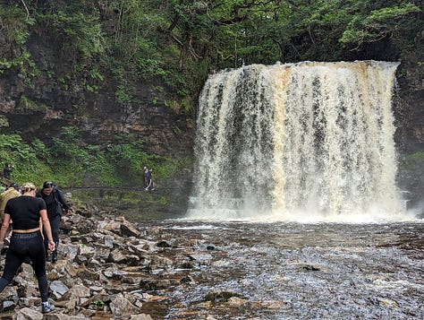 guided walk brecon beacons waterfalls