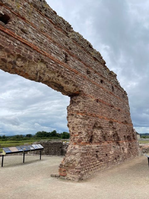 The centre of the Roman city of Wroxeter