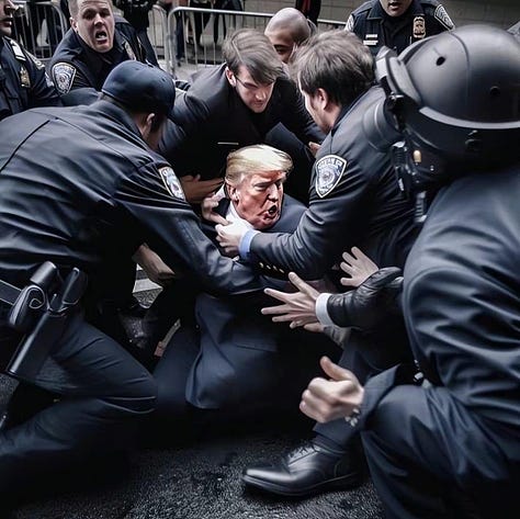 When Trump was arrested